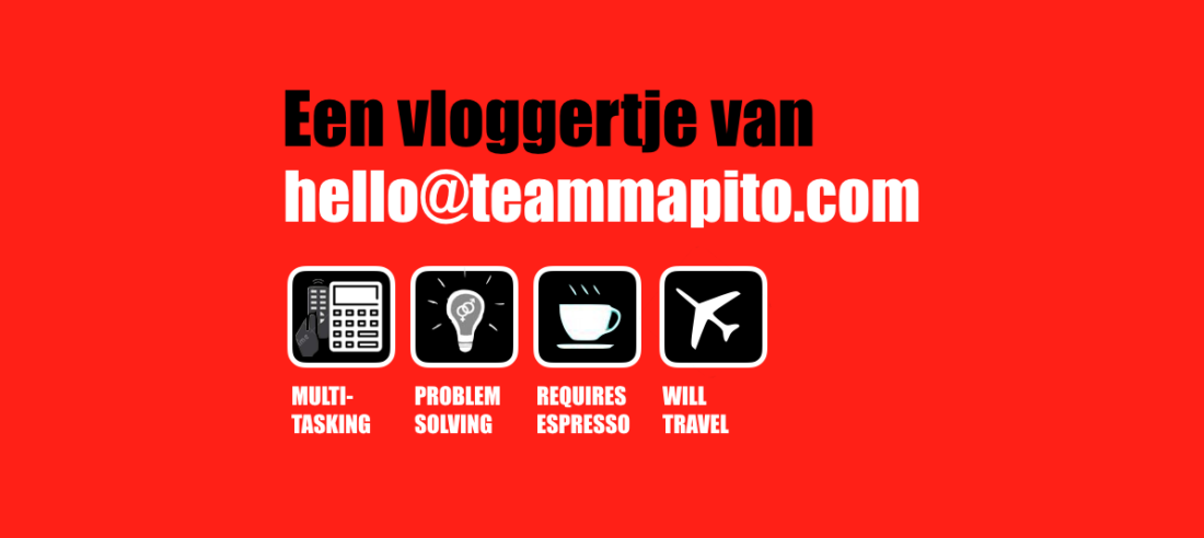 Multi-tasking Vloggertje TEAM MAPITO Duurzaam Groot Onderhoud Bouw Renovatie Filmmaker Fotograaf Go